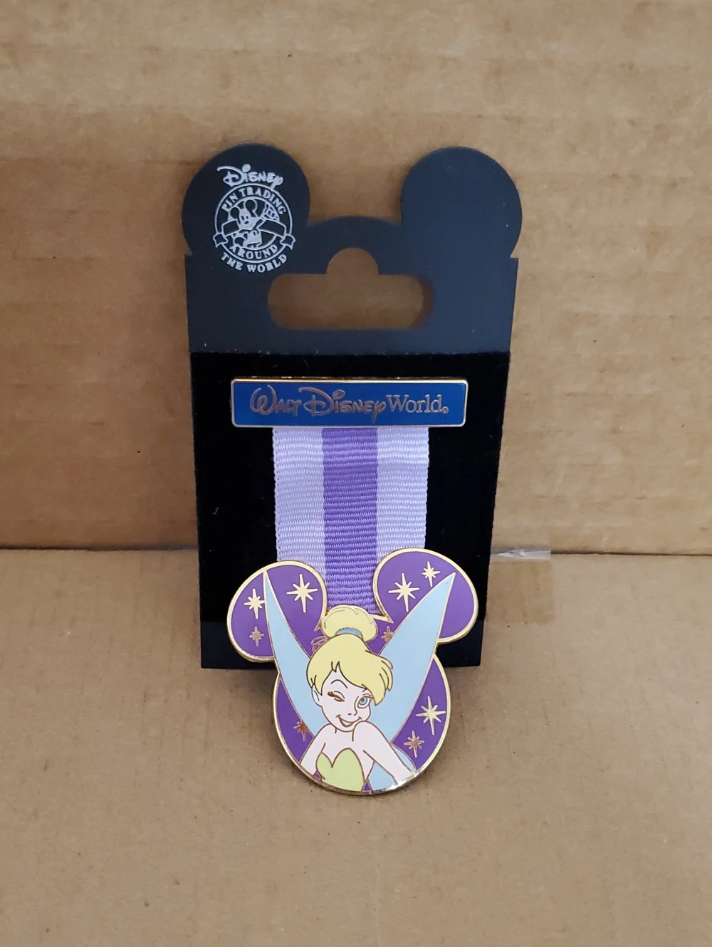 Walt Disney World Tinker Bell Mickey Icon Medal Pin